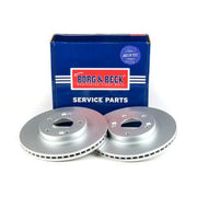Borg & Beck 2 x Vented Front Brake Discs BBD5535