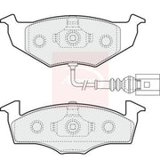 Apec Front Brake Pad Set PAD1406
