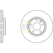 NAPA 2 x Vented Front Brake Discs NBD5167