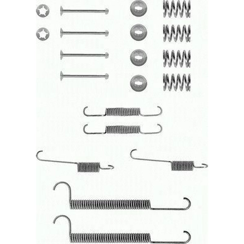 Textar Brake Shoe Accessory Kit Rear 97001200