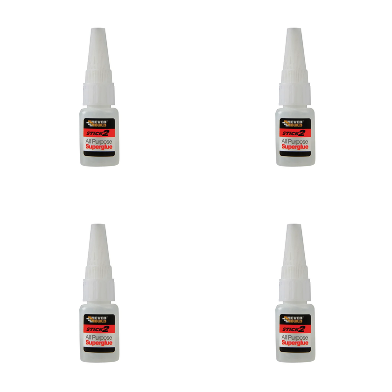 Everbuild Sika Stick 2 All Purpose Superglue Bottle 5g - 483374