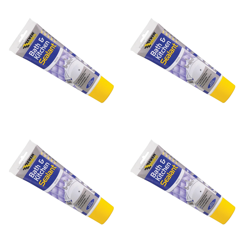 Everbuild Sika Bath & Kitchen Seal White Easi Squeeze 200ml - 484863