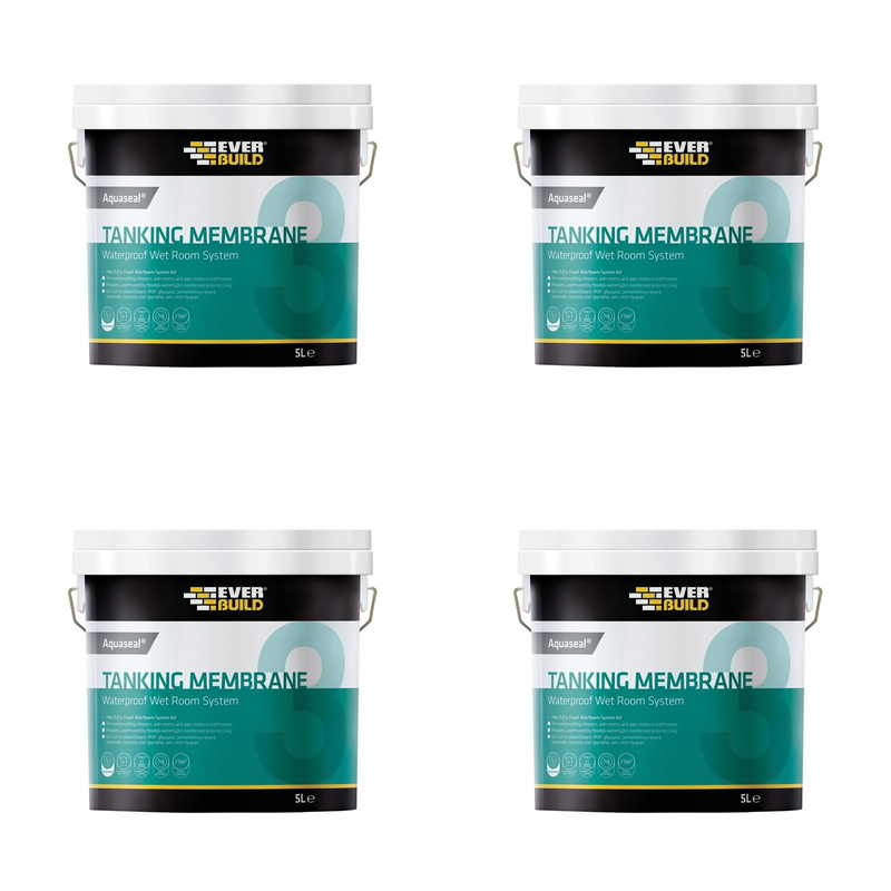 Everbuild Sika Aquaseal Waterproof Tanking Membrane 5 litre - 487333