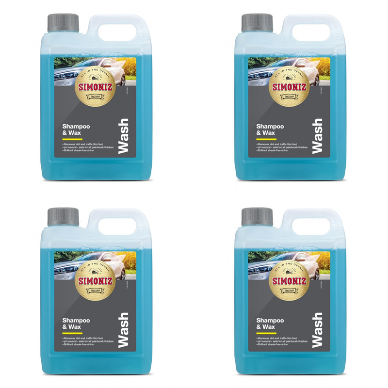 Simoniz Shampoo & Wax - 2 Litre PH Neutral Formula