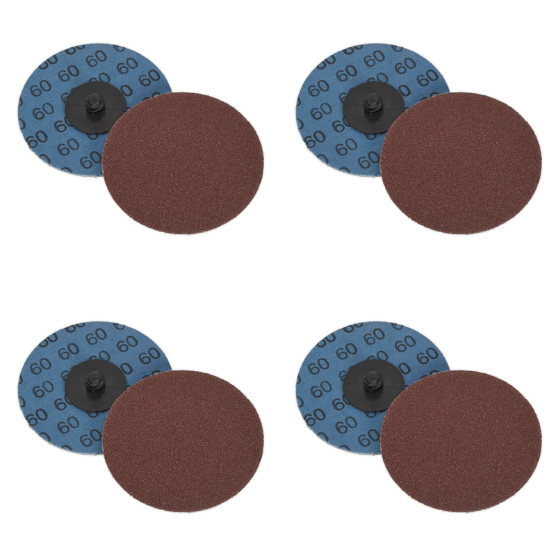 Sealey 50mm Sanding Disc 60Grit Pack of 10