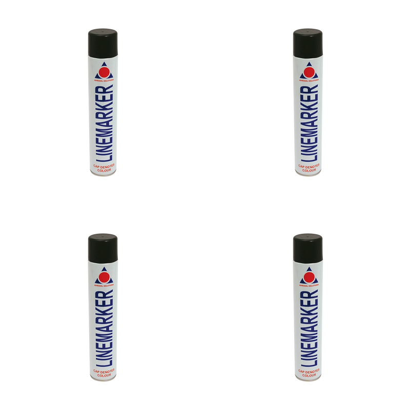 Aerosol 0906 Line Marking Spray Paint Black 750ml - 0906