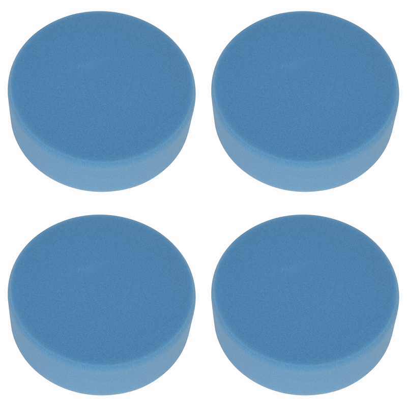 Sealey Hook-and-Loop Buffing & Polishing Foam Head 150 x 50mm - Blue/Medium