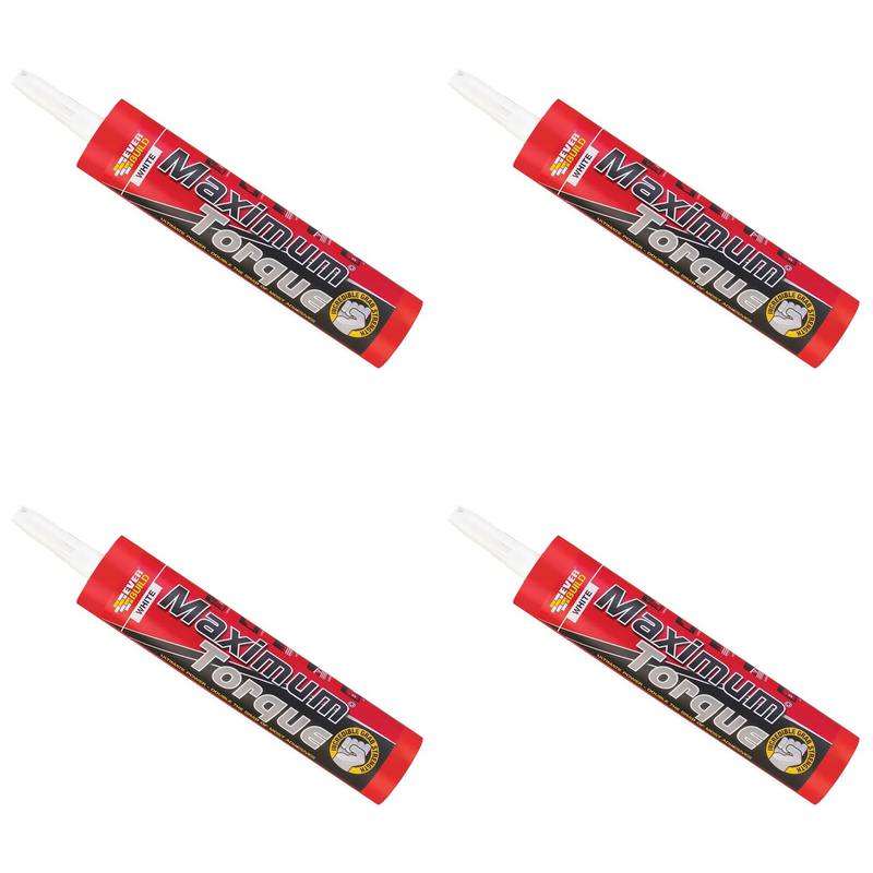 Everbuild Sika Maximum Torque Adhesive White 290ml - 484807