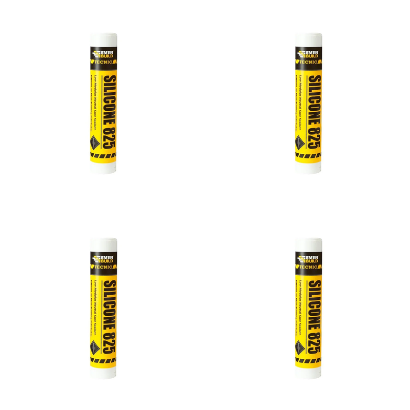 Everbuild Sika Tecnic Silicone 825 Black 380ml - 467204