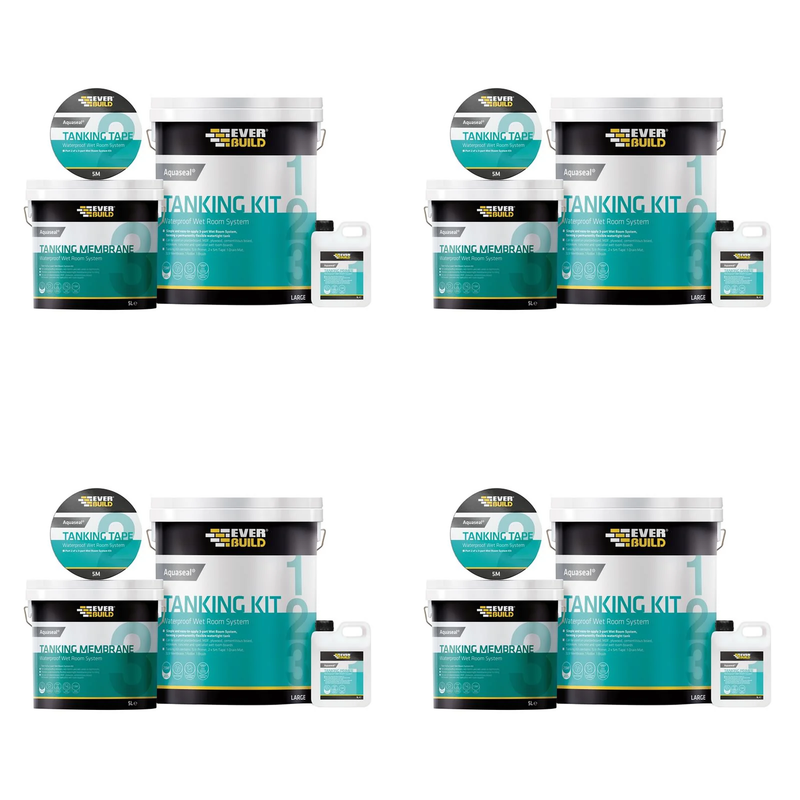Everbuild Sika Aquaseal Wet Room System Kit 4.5m² - 487891 set