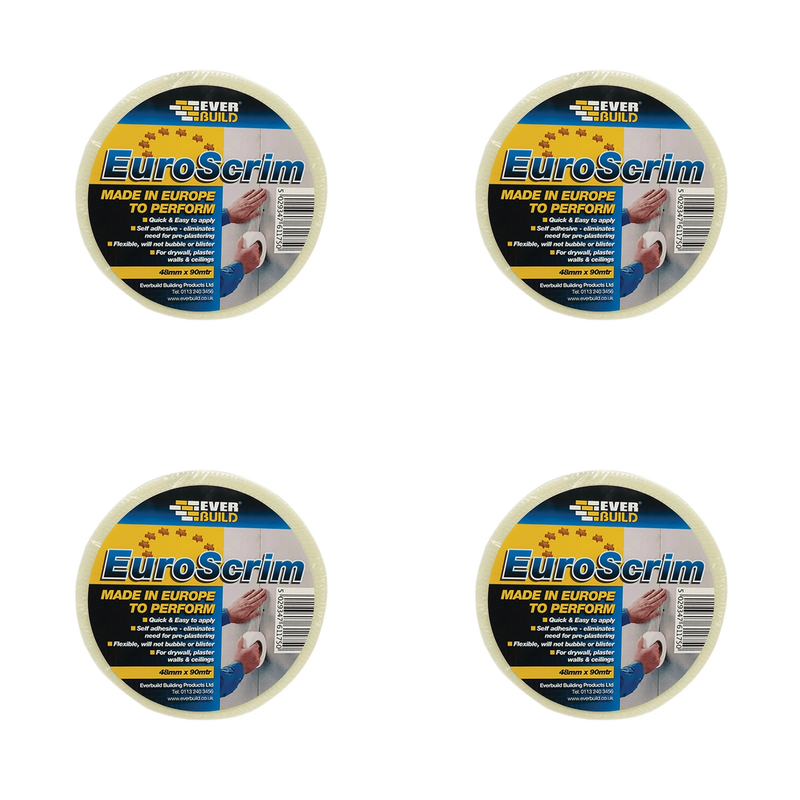 Everbuild Sika Euro Scrim Joint Tape 48mm x 90m