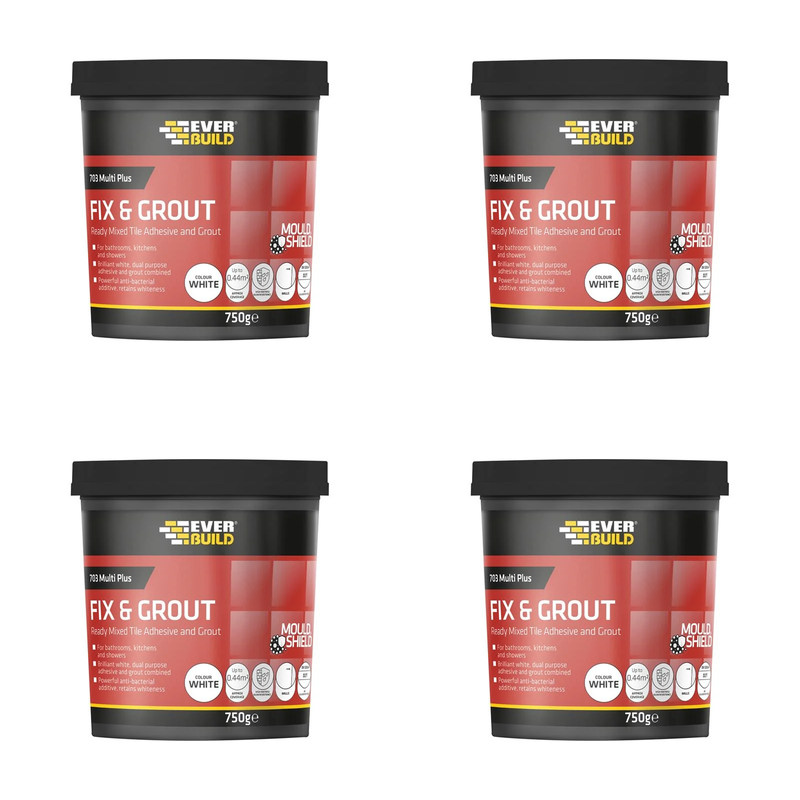 Everbuild Sika 703 Fix & Grout Tile Adhesive 7.5kg - 487078