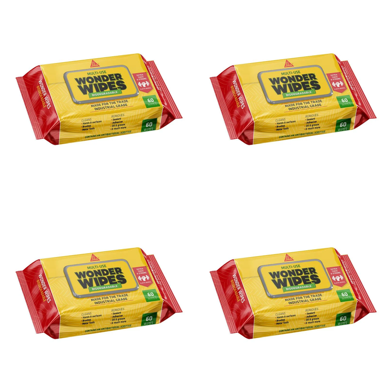 Everbuild Sika Wonder Wipes Biodegradable x 60 - 780111