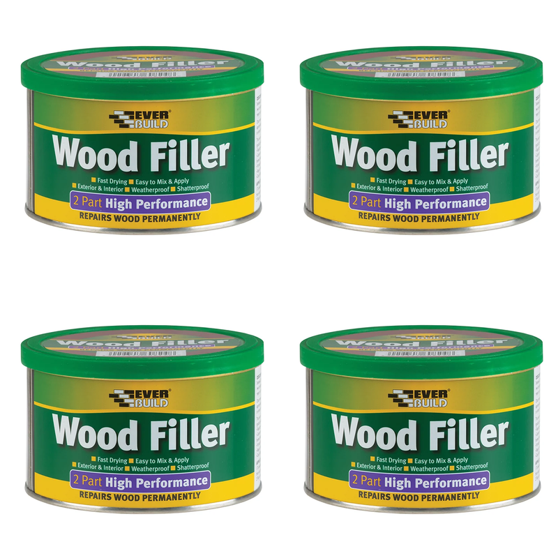 Everbuild Sika 2-Part High-Performance Wood Filler Light Stainable 1.4kg