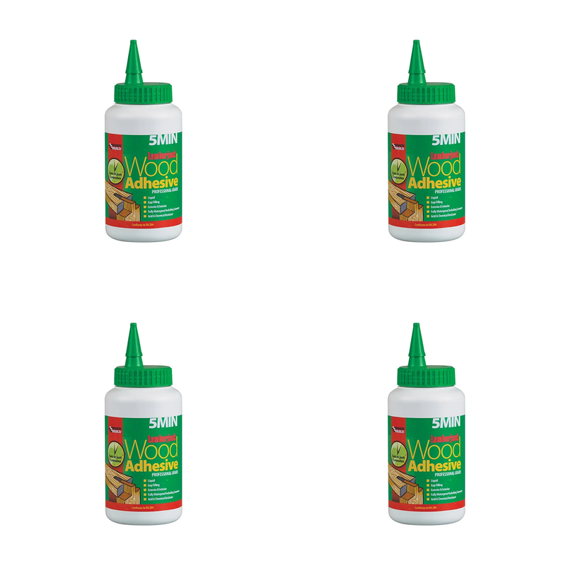 Everbuild Sika Lumberjack 5min Polyurethane Wood Adhesive Liquid 750g