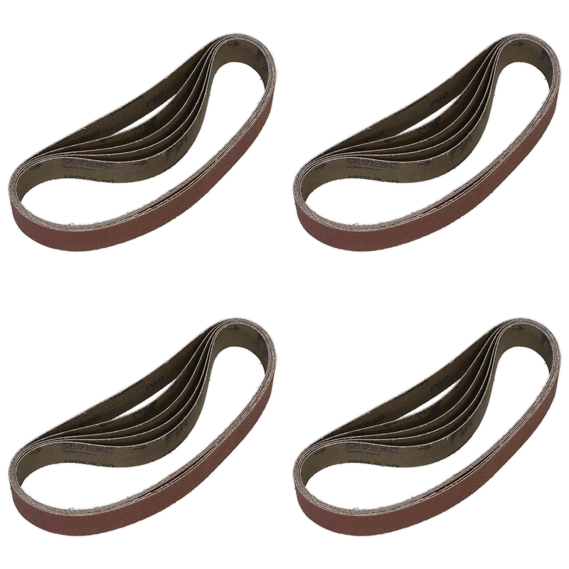 Sealey 30 x 540mm Sanding Belt 60Grit - Pack of 5 - SB0010 Trade Quality