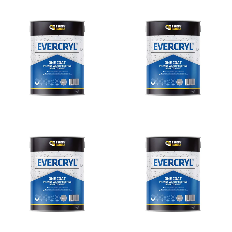 Everbuild Sika Evercryl® One Coat Grey 5kg - 851569