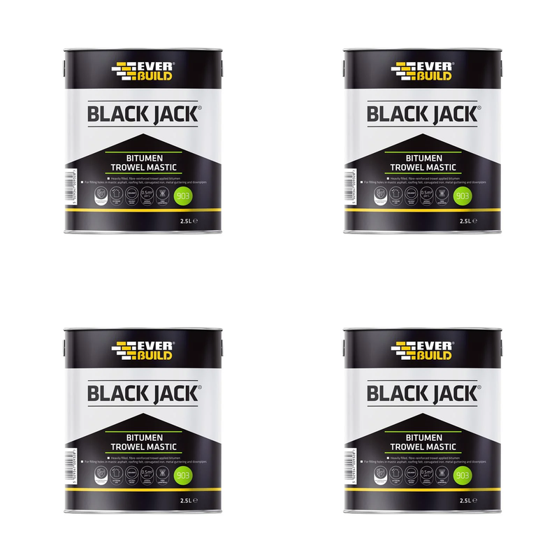Everbuild Sika Black Jack® 903 Bitumen Trowel Mastic 2.5 litre - 852673