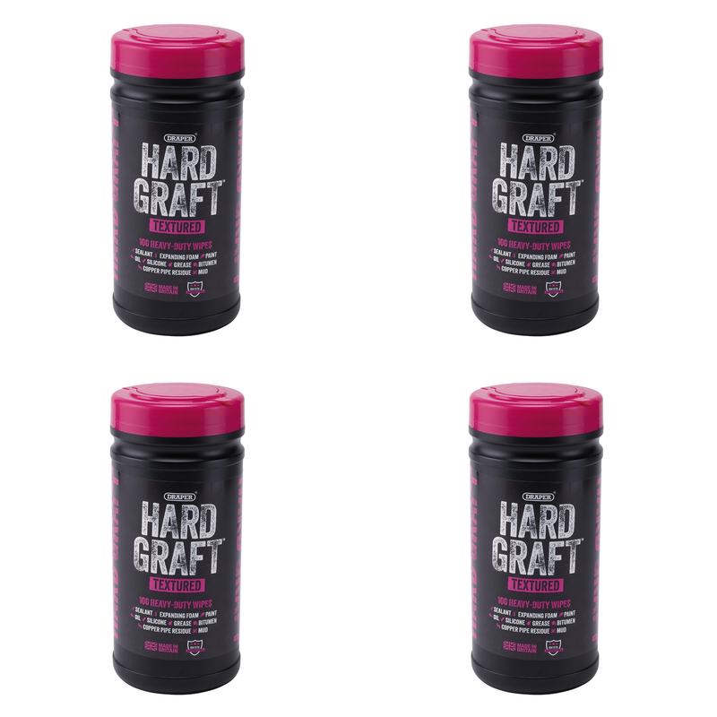 Hard Graft Multipurpose Textured Wipes - Tub of 100