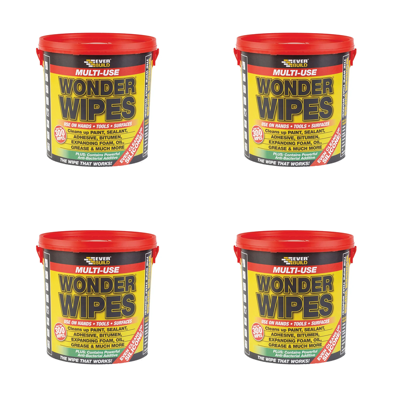 Everbuild Sika Giant Wonder Wipes (Tub 300) - 484948