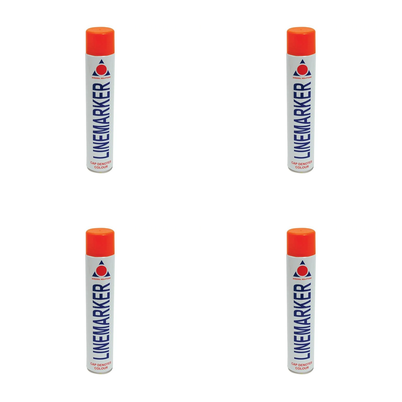 Aerosol 0905 Line Marking Spray Paint Orange 750ml - 0905
