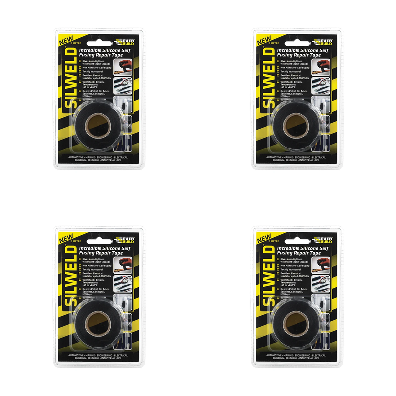 Everbuild Sika Silweld Tape 3m Black - 484806