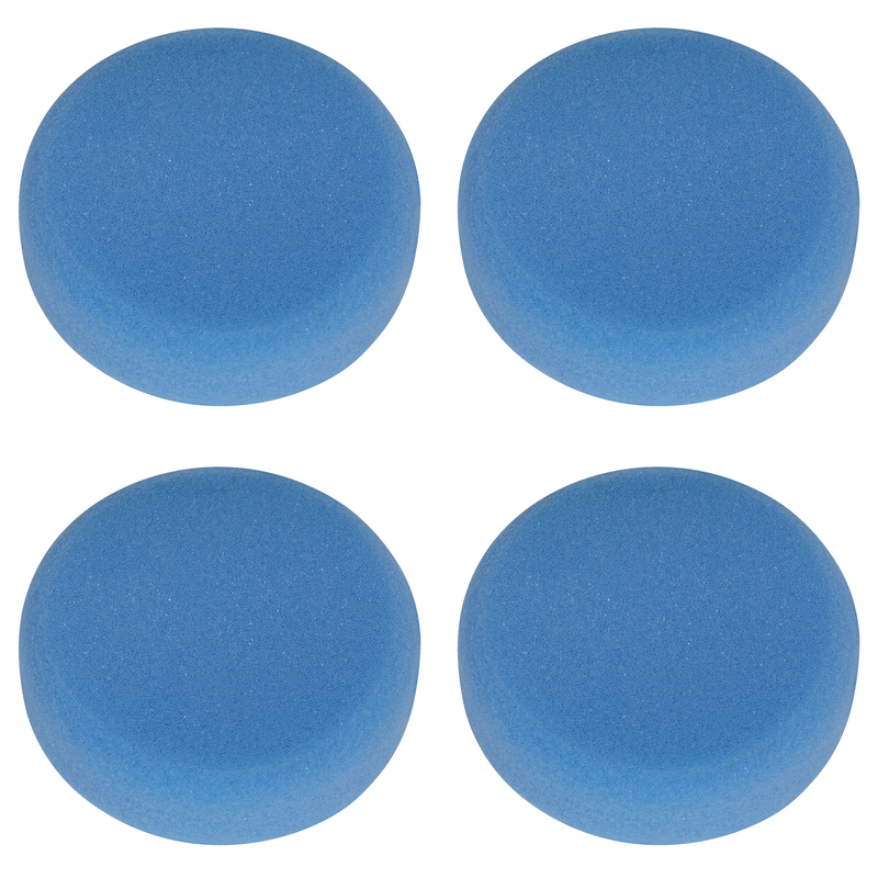 Sealey Hook-and-Loop Buffing & Polishing Foam Head 80 x 25mm - Blue/Medium
