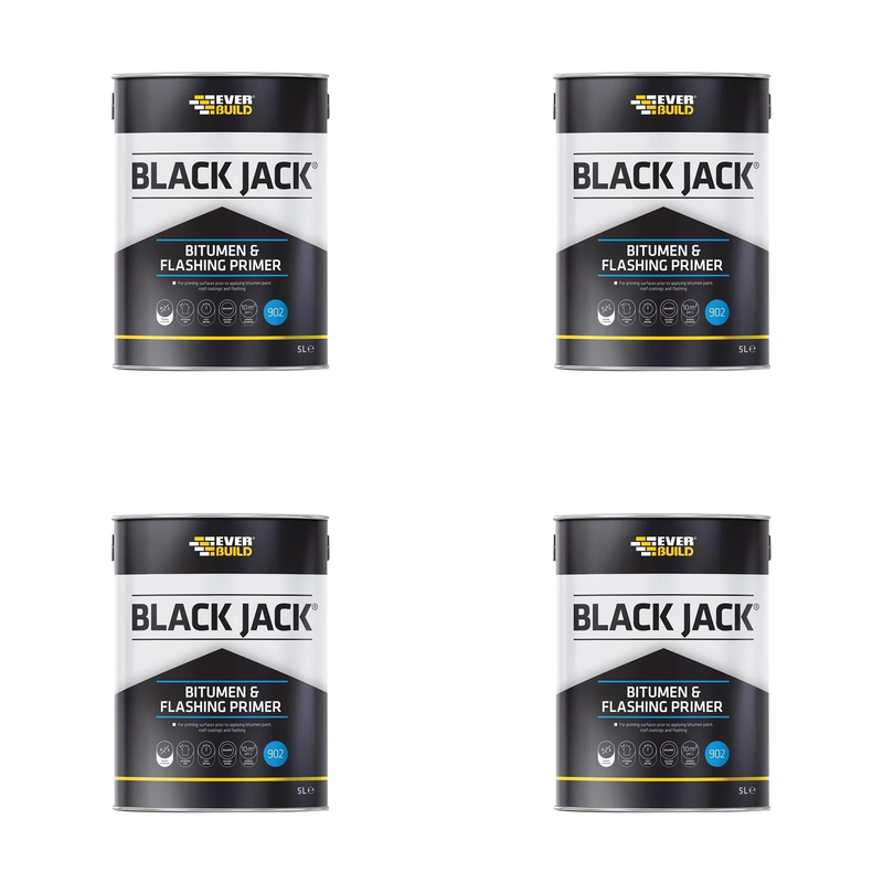 Everbuild Sika Black Jack® 902 Bitumen & Flashing Primer 5 litre - 852671