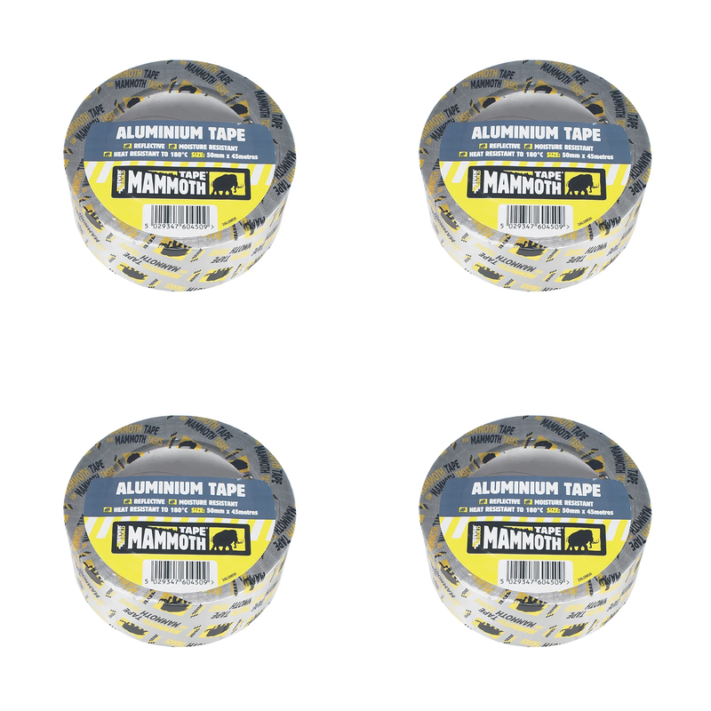 Everbuild Sika Aluminium Tape 50mm x 45m - Silver
