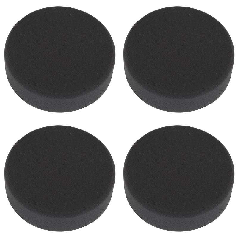 Sealey Hook-and-Loop Buffing & Polishing Foam Head 150 x 50mm - Black/Soft