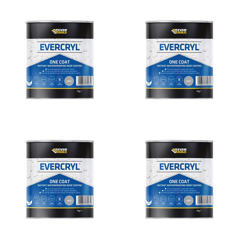 Everbuild Sika Evercryl® One Coat Grey 1kg - 851469