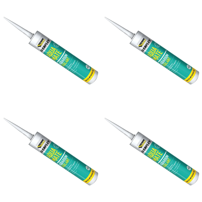 Everbuild Sika Aqua Mate Silicone Transparent 295ml - 489687