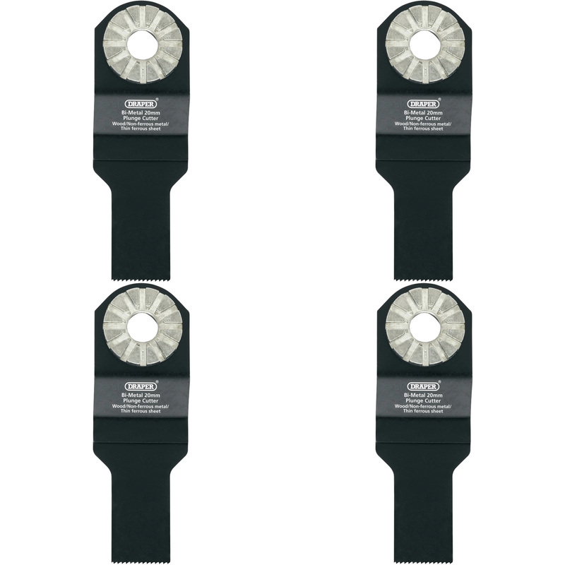 Draper Bi-Metal Plunge Cutter 20mm, 3/4", 18tpi - Multi-Pack
