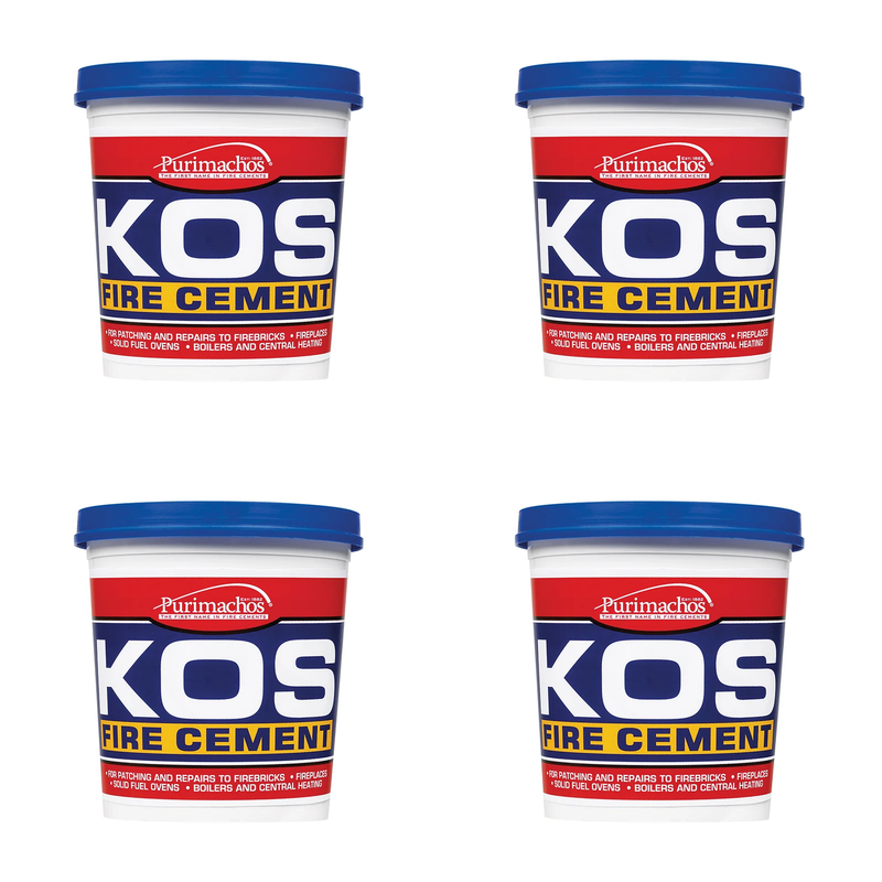 Everbuild Sika KOS Fire Cement Black 500g - 484673