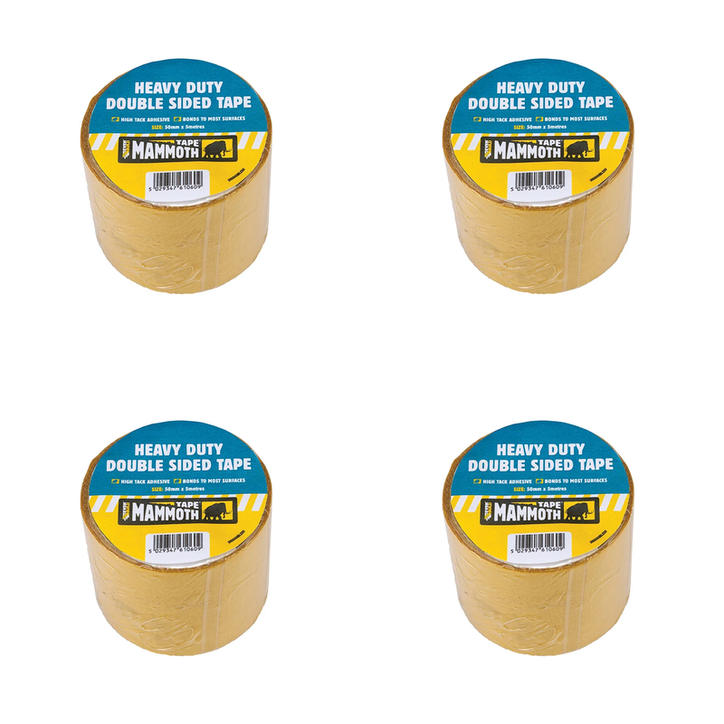 Everbuild Sika Mammoth Heavy-Duty Double Sided Tape 50mm x 5m - 488760