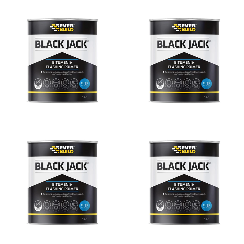 Everbuild Sika Black Jack® 902 Bitumen & Flashing Primer 1 litre - 852670