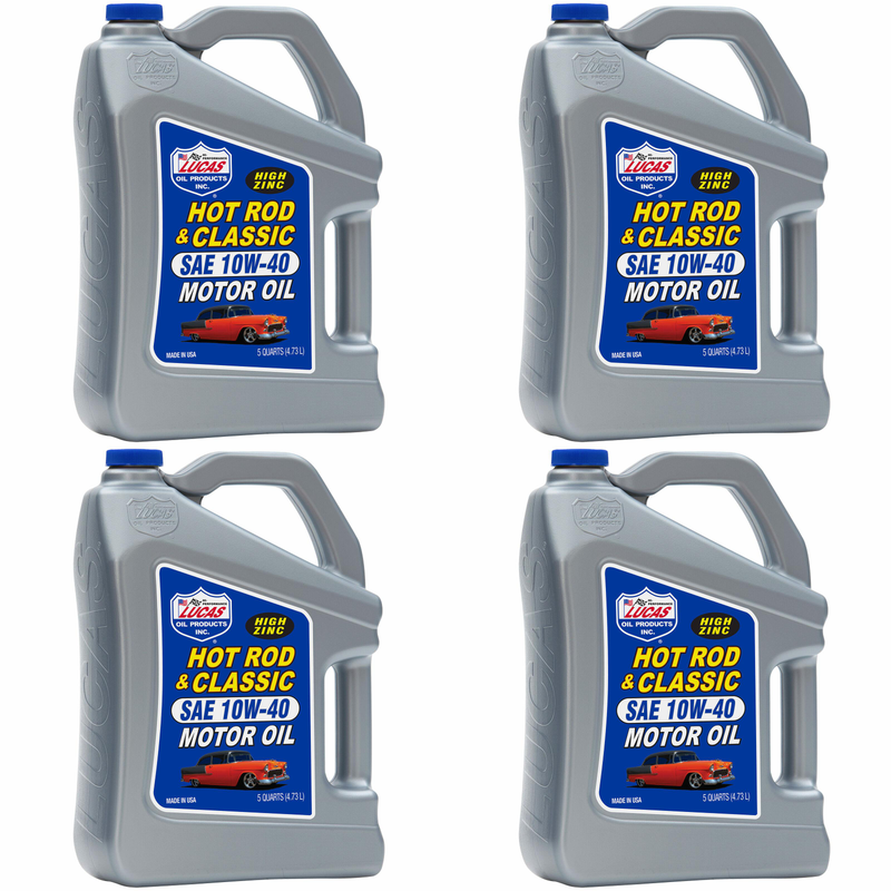 Lucas Oil 10W40 Hot Rod Engine Oil 4.54 Litre
