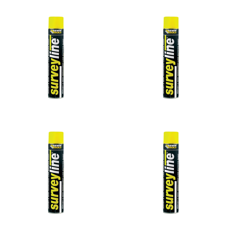 Everbuild Sika Surveyline Marker Spray Yellow 700ml - 490215
