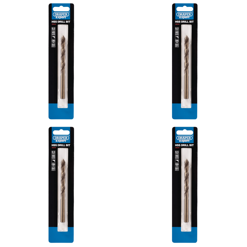 Draper Expert HSS Cobalt Drill Bit, 9.5 x 230mm - Multi-Pack Options