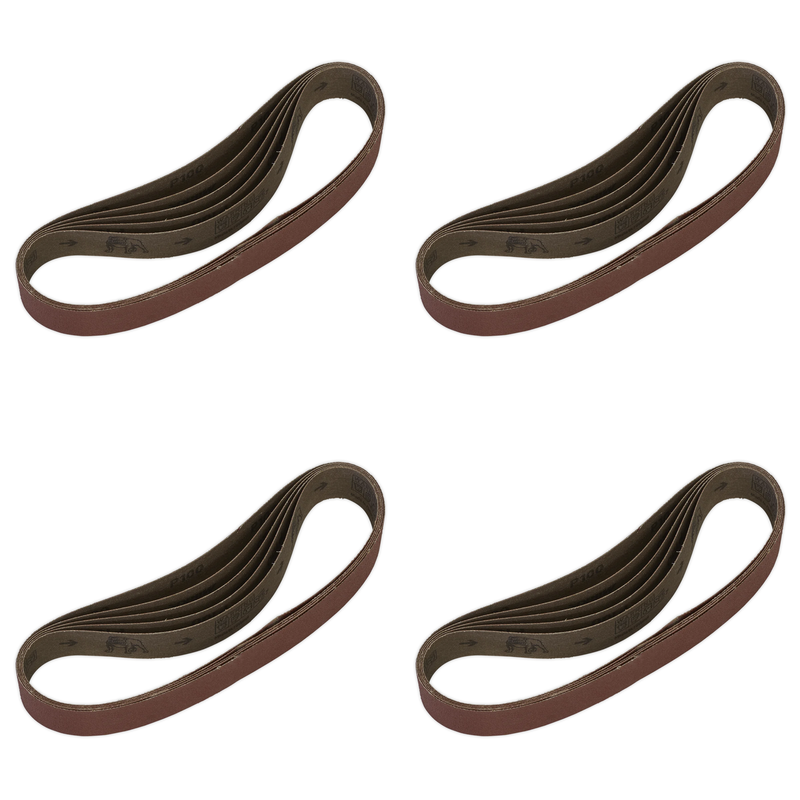 Sealey 30 x 540mm Sanding Belt 100Grit - Pack of 5 - SB008 Trade Quality