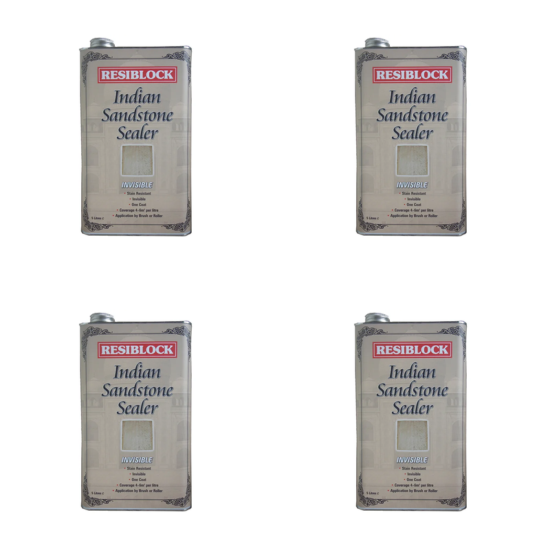 Everbuild Sika Resiblock Indian Sandstone Sealers Invisible 5 litre - 173783