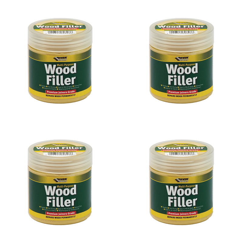 Everbuild Sika Multipurpose Premium Joiners Grade Wood Filler White 250ml
