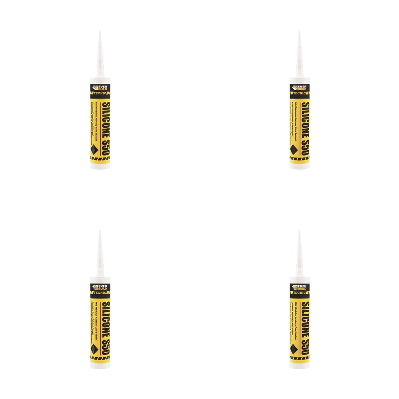 Everbuild Sika Tecnic Silicone S50 Translucent 310ml - 486431