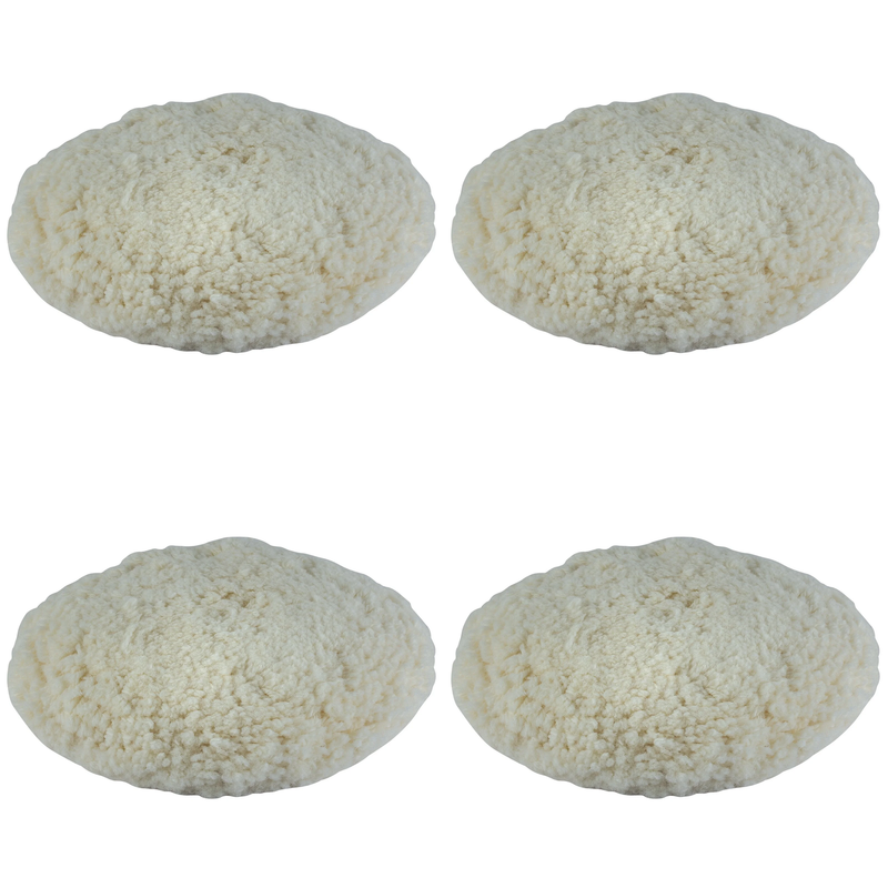 Draper Hook & Loop Backed Lambswool Polishing Bonnet, 180mm