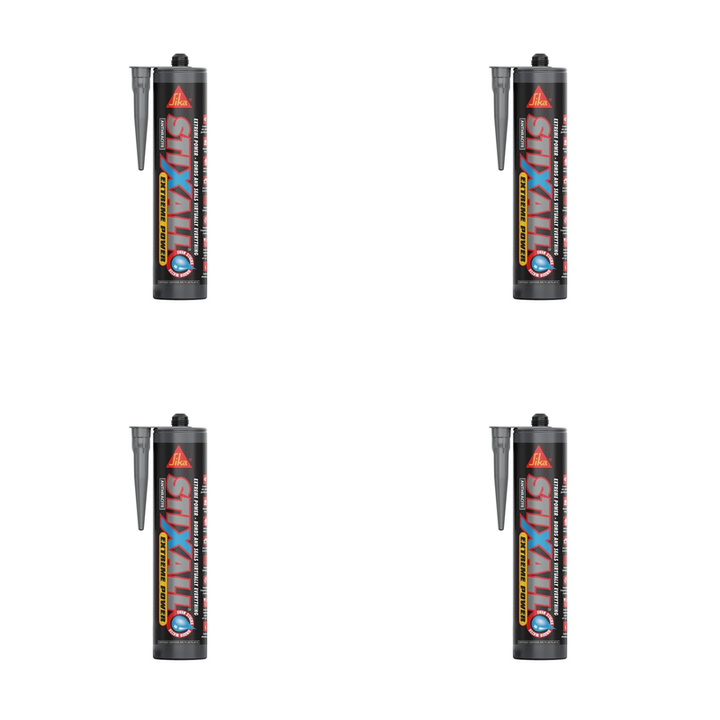Everbuild Sika Stixall Extreme Power Cartridge Anthracite 290ml - 821183