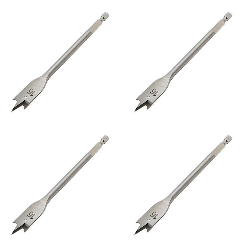 Draper Flat Wood Drill Bit, 16mm x 152mm - Multi-Pack Options