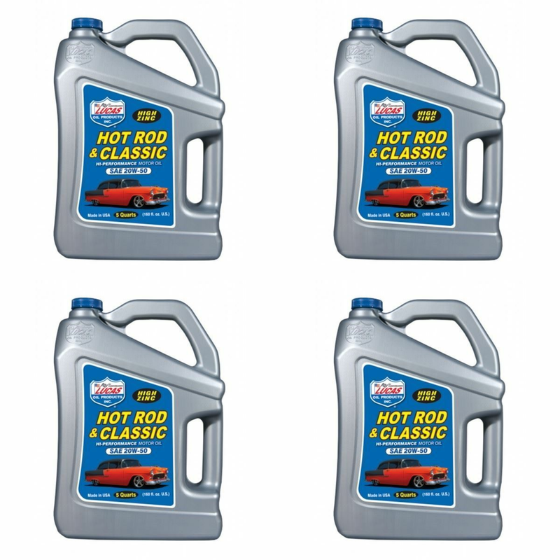 Lucas Oil Hot Rod & Classic Motor Oil SAE 20W-50 4.73L