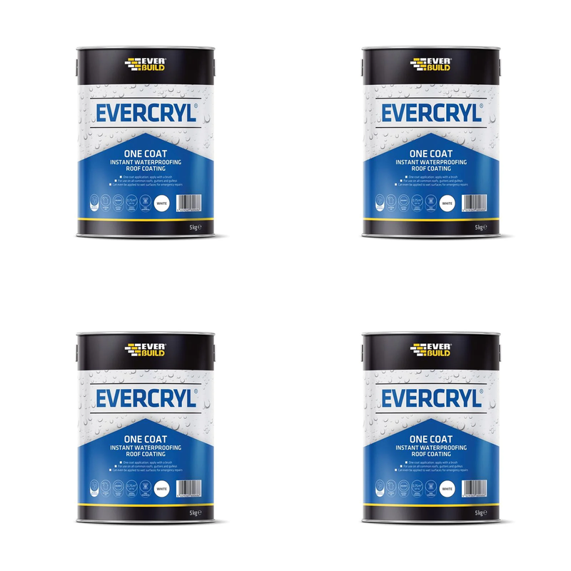 Everbuild Sika Evercryl® One Coat White 5kg - 851555
