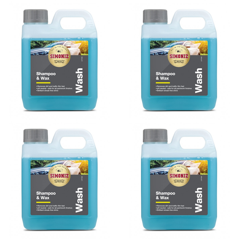 Simoniz Shampoo & Wax 1 Litre PH Neutral Car Wash