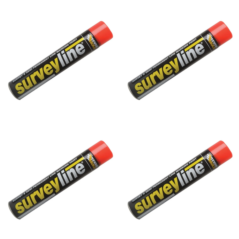 Everbuild Sika Survey Line® Marker Spray Red 700ml - 490213